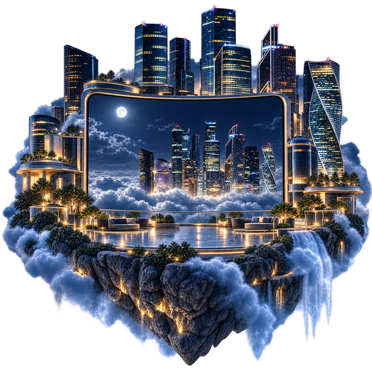 Остров с сайтом «МОСКВА ПОСЛЕ ТЕМНОТЫ»