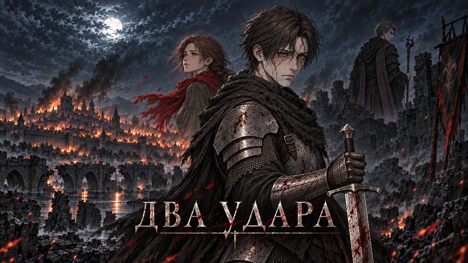 Обложка музыкального клипа «Два удара»